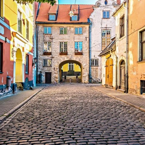 Стария град на Рига, Латвия