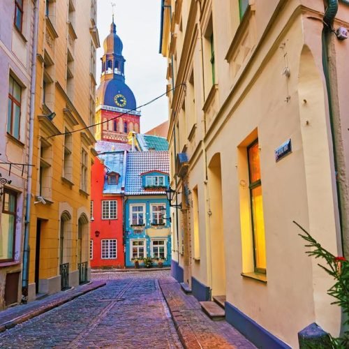 Цветните улици на Рига, Латвия